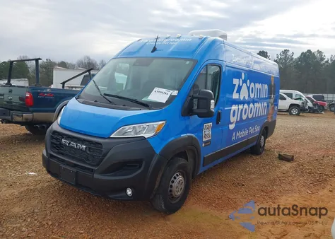 2024 Ram Promaster 3500 Cargo Van Tradesman High Roof 159 Wb Ext W/Pass Seat z USA, uszkodzony, nr VIN 3C6MRVJG5RE133915